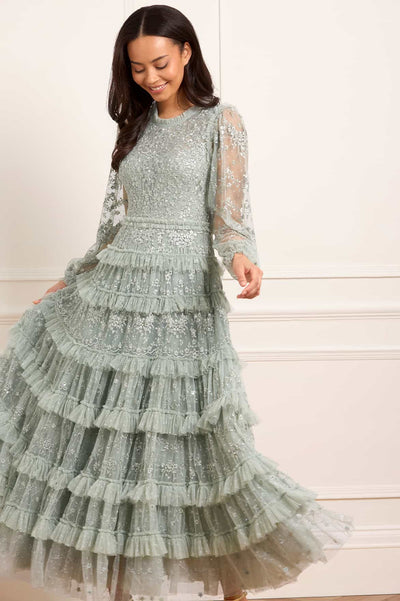 Blossom Lace Ankle Gown