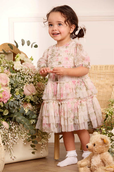 Rose Ruffle Frill Baby Dress