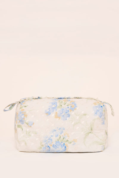 Summer Posy Medium Quilted Makeup Bag